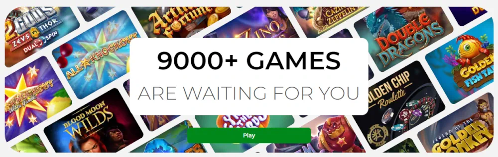 Play 9000+ Games at AllSpins